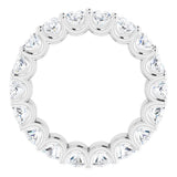 14K White Gold 6 5/8 CTW Lab-Grown Diamond Eternity Band