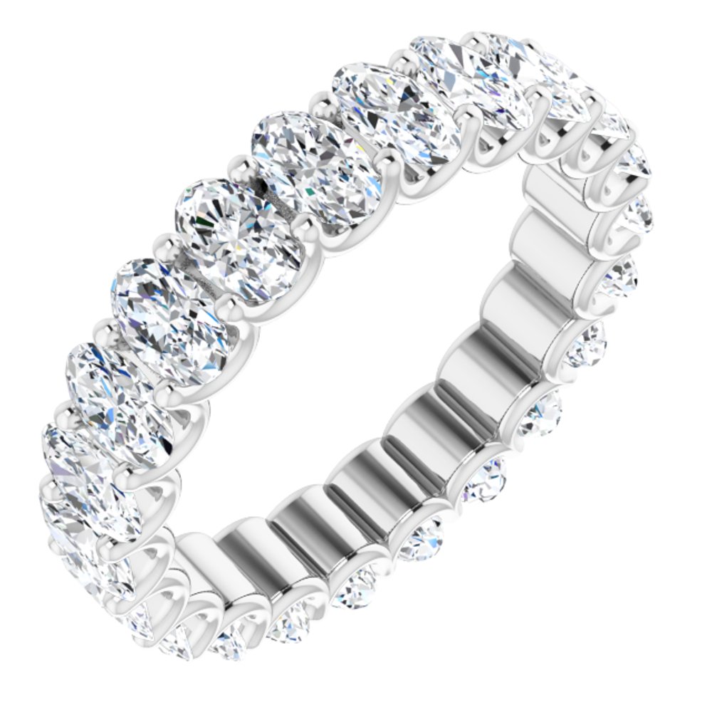 14K White Gold 4 1/3 CTW Lab-Grown Diamond Eternity Band