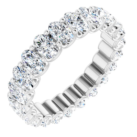 14K White Gold 4 1/3 CTW Lab-Grown Diamond Eternity Band