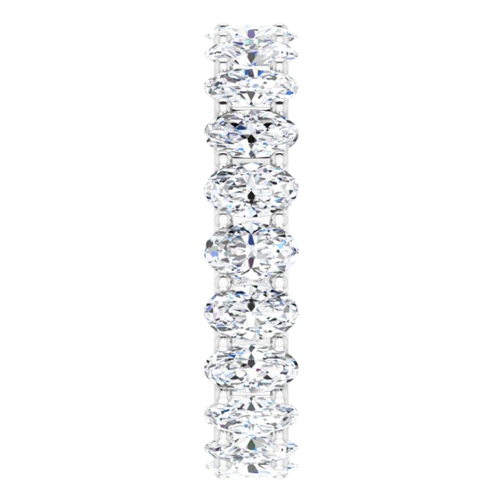 14K White Gold 4 1/3 CTW Lab-Grown Diamond Eternity Band