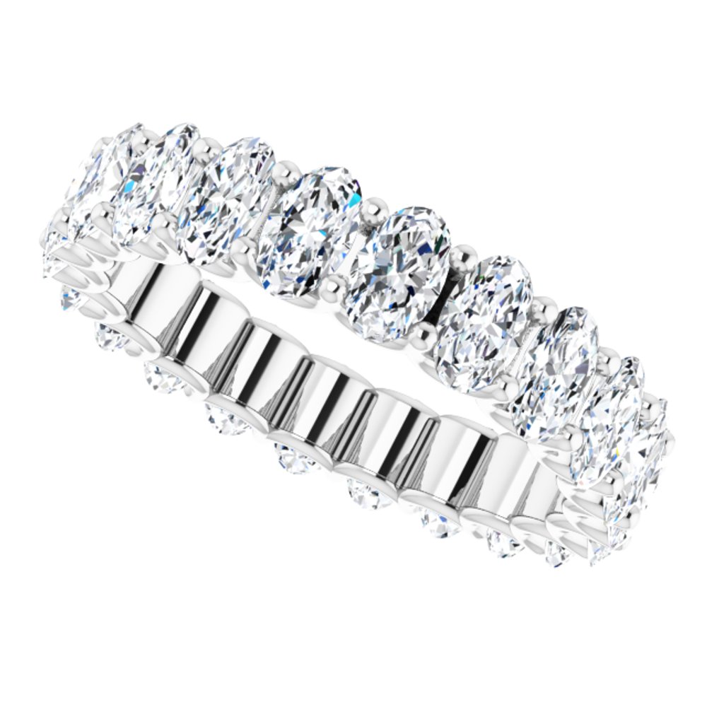 14K White Gold 4 1/3 CTW Lab-Grown Diamond Eternity Band