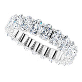 14K White Gold 4 1/3 CTW Lab-Grown Diamond Eternity Band
