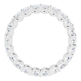14K White Gold 4 1/3 CTW Lab-Grown Diamond Eternity Band