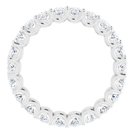 14K White Gold 4 1/3 CTW Lab-Grown Diamond Eternity Band