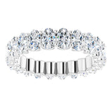 14K White Gold 4 1/3 CTW Lab-Grown Diamond Eternity Band
