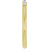 14K Yellow Gold 1/8 CTW Natural Diamond Stackable Ring