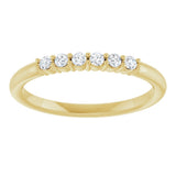 14K Yellow Gold 1/8 CTW Natural Diamond Stackable Ring