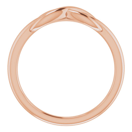 14K Rose Infinity-Inspired Ring