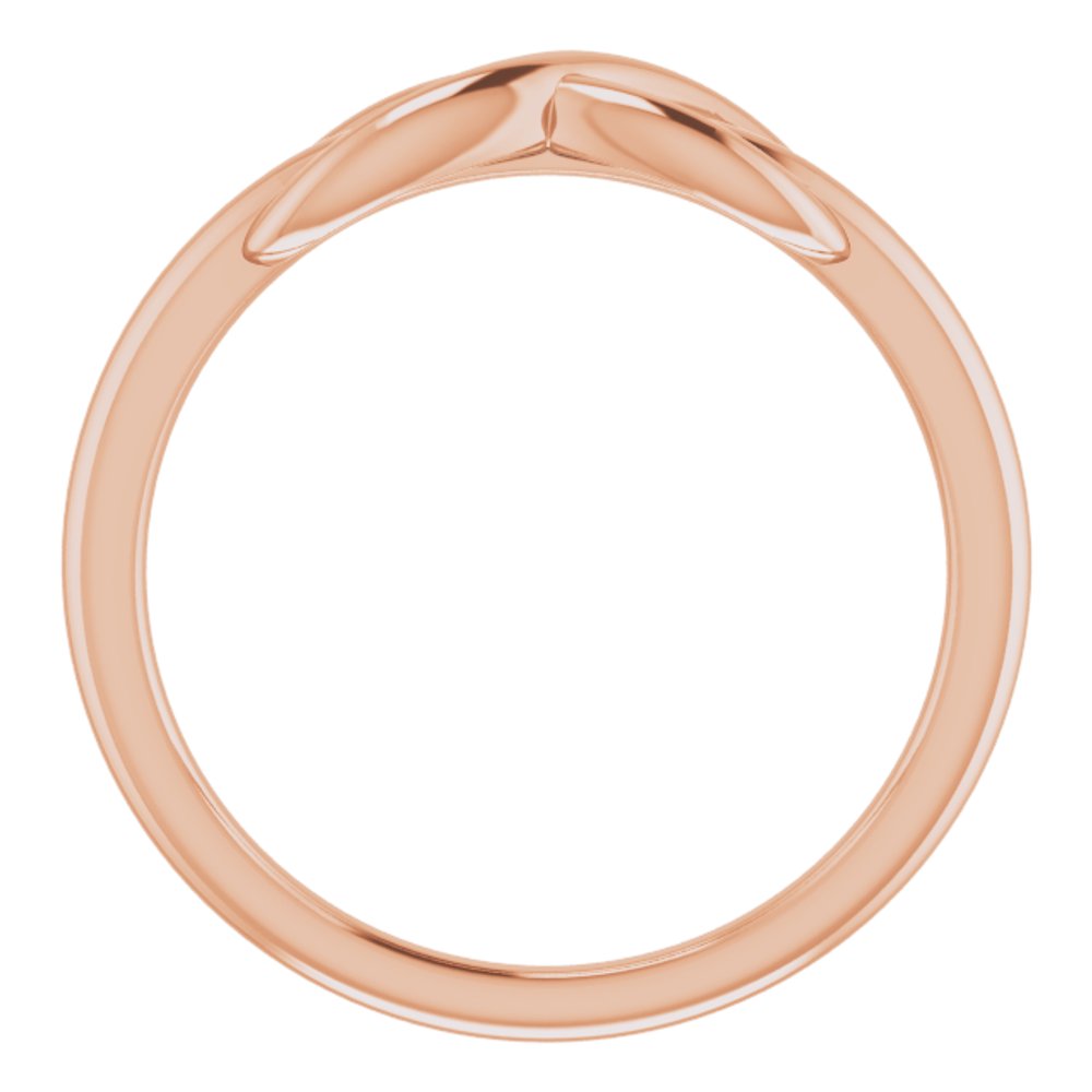 14K Rose Infinity-Inspired Ring