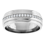 14K White 1/3 CTW Natural Diamond Eternity Band