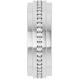 14K White 1/3 CTW Natural Diamond Eternity Band
