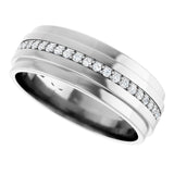 14K White 1/3 CTW Natural Diamond Eternity Band