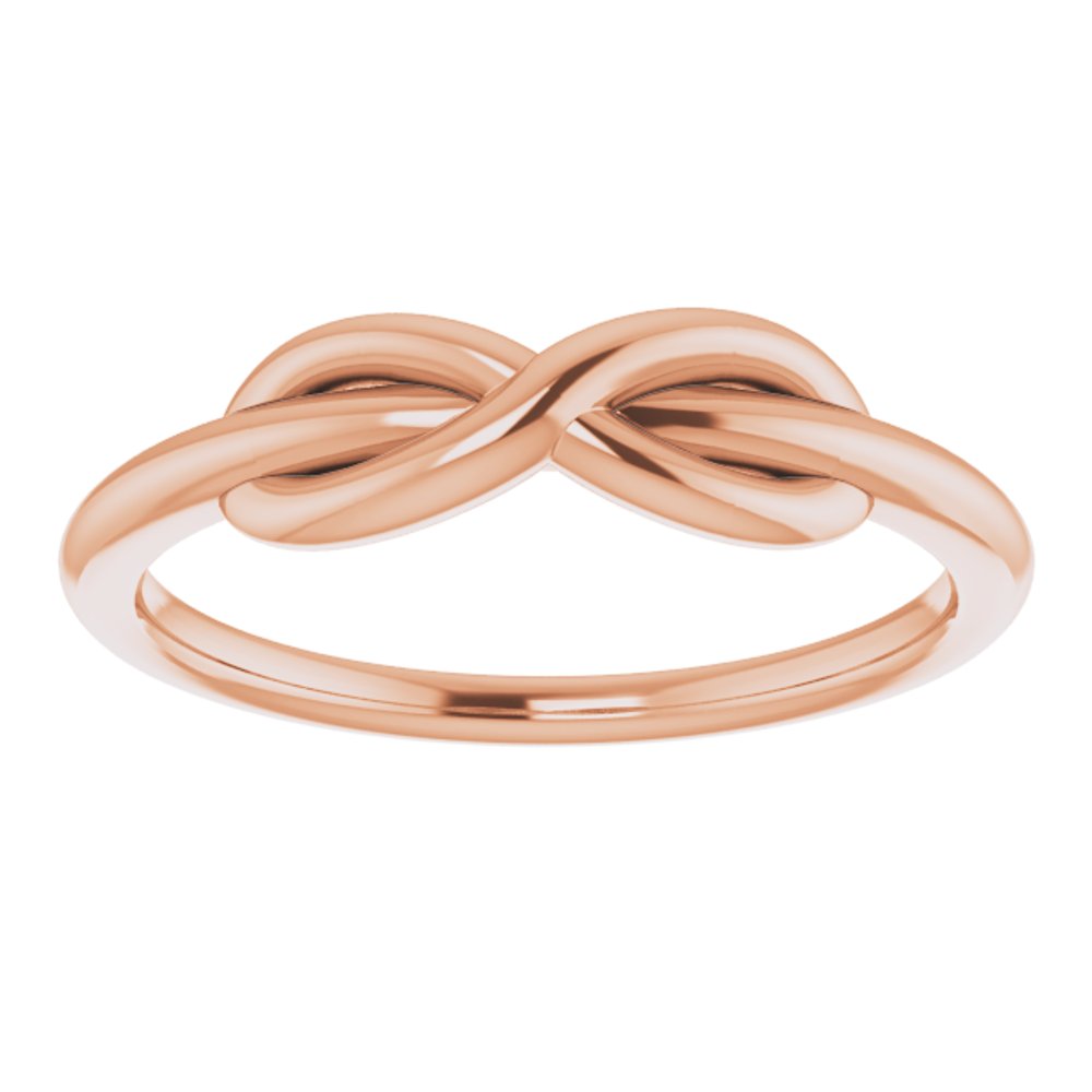 14K Rose Infinity-Inspired Ring