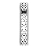 Platinum 5 mm Celtic-Inspired Band Size 9