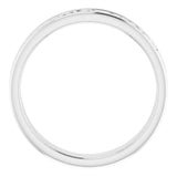 14K White Gold 5 mm Celtic-Inspired Flat Band Size 10.5