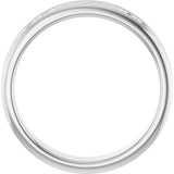 Sterling Silver 5 mm Celtic-Inspired Flat Band Size 10