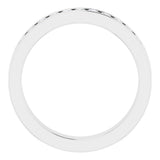 Platinum 1/3 CTW Natural Diamond Anniversary Band Size 5