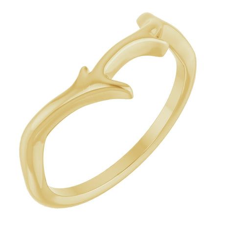 14K Yellow Branch Ring 