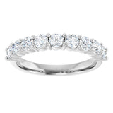 14K White Gold 3/4 CTW Natural Diamond Anniversary Band