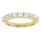 14K Yellow Gold 9/10 CTW Lab-Grown Diamond Anniversary Band