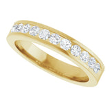 14K Yellow Gold 1/2 CTW Natural Diamond Anniversary Band