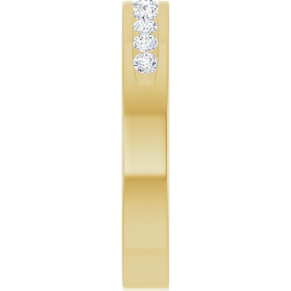 14K Yellow Gold 1/3 CTW Natural Diamond Anniversary Band Size 5