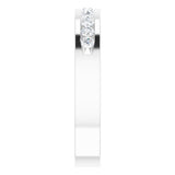 Platinum 1/3 CTW Natural Diamond Anniversary Band Size 5