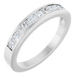 14K White Gold 1/2 CTW Lab-Grown Diamond Anniversary Band Size 7