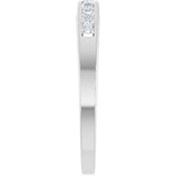Platinum 1/4 CTW Natural Diamond Anniversary Band Size 7