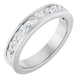 14K White Gold 5/8 CTW Lab-Grown Diamond Anniversary Band