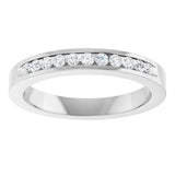 14K White Gold 1/4 CTW Natural Diamond Anniversary Band