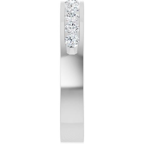 14K White 1/2 CTW Natural Diamond Anniversary Band