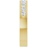 14K Yellow 1/2 CTW Natural Diamond Anniversary Band