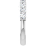 14K White Gold 3/4 CTW Natural Diamond Anniversary Band
