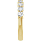 14K Yellow Gold 9/10 CTW Lab-Grown Diamond Anniversary Band