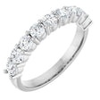 14K White 9/10 CTW Lab-Grown Diamond Anniversary Band