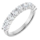 14K White Gold 3/4 CTW Natural Diamond Anniversary Band