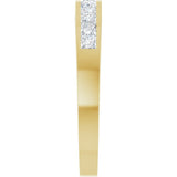 14K Yellow Gold 1/2 CTW Natural Diamond Anniversary Band Size 5