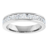 14K White 3/4 CTW Natural Diamond Anniversary Band