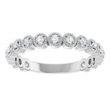 14K White 1/5 CTW Natural Diamond Anniversary Band