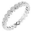 Platinum 1/4 CTW Natural Diamond Eternity Band Size 5.5
