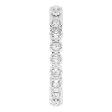 14K White 1/4 CTW Natural Diamond Eternity Band