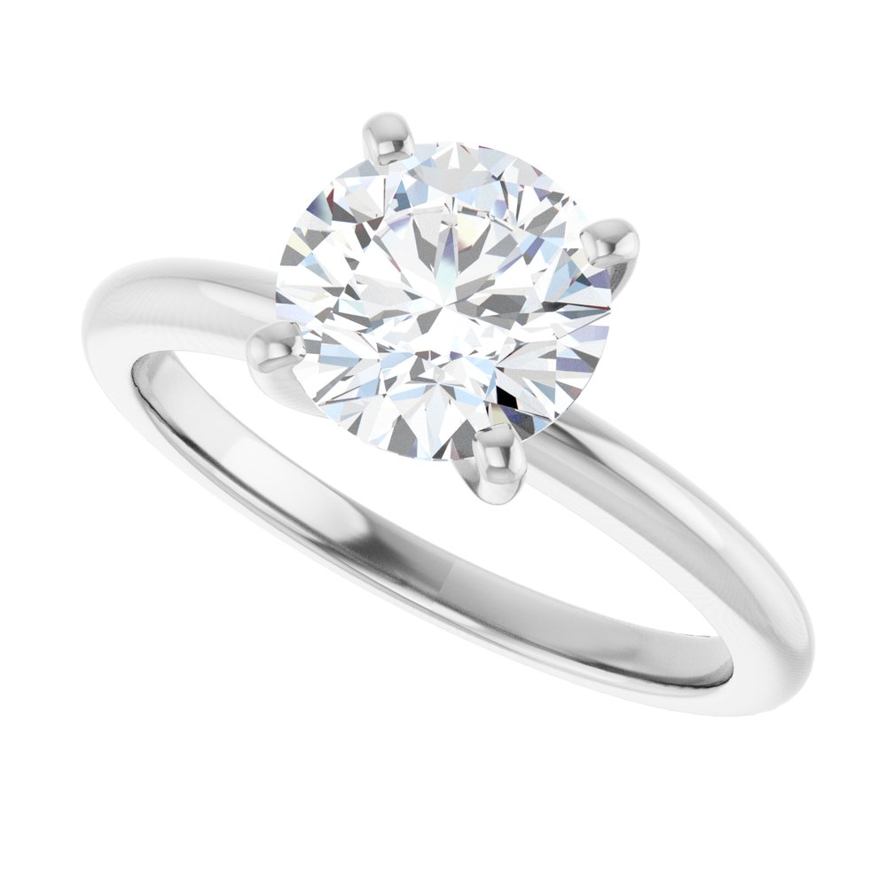 14K White Gold 1 1/2 CTW Lab-Grown Diamond Engagement Ring