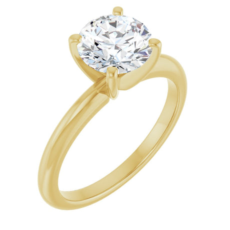 14K Yellow Gold 1 1/2 CTW Lab-Grown Diamond Engagement Ring