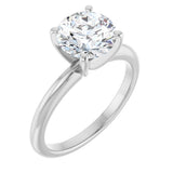 14K White Gold 2 CTW Lab-Grown Diamond Engagement Ring