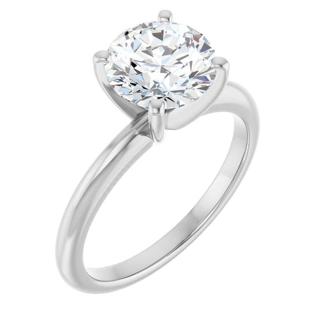 14K White Gold 2 CTW Lab-Grown Diamond Engagement Ring