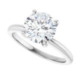 14K White Gold 2 CTW Lab-Grown Diamond Engagement Ring