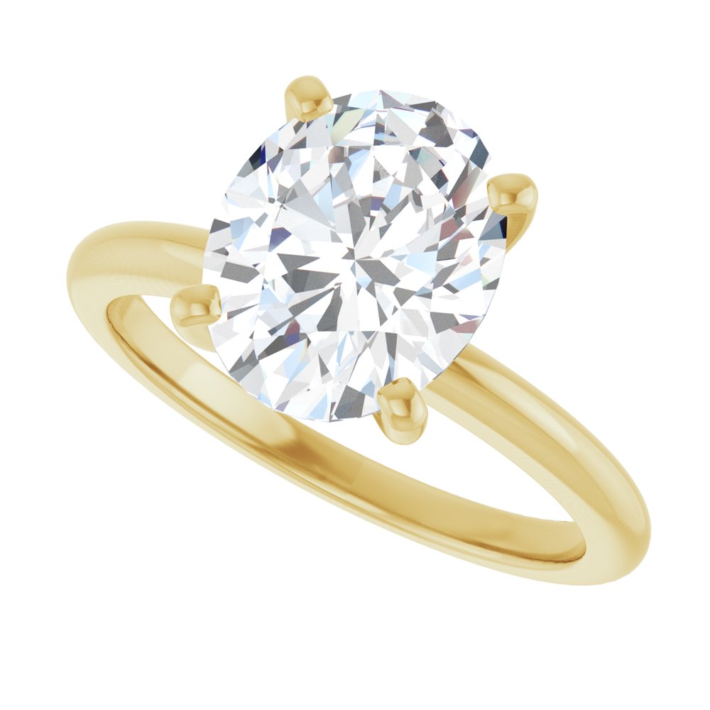 14K Yellow Gold 2 1/2 CTW Lab-Grown Diamond Engagement Ring