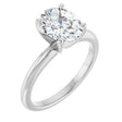 14K White Gold 1 1/2 CTW Lab-Grown Diamond Engagement Ring