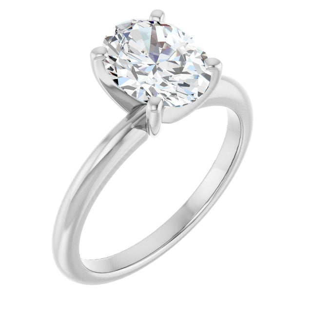 14K White Gold 1 1/2 CTW Lab-Grown Diamond Engagement Ring
